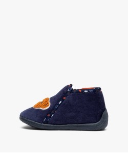 Chaussons bébé garçon doux à zip - Lulu Castagnette